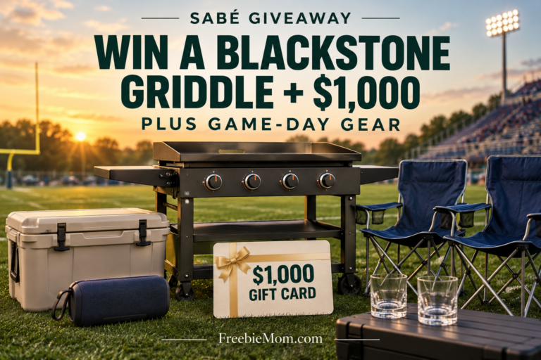 Win a Blackstone Griddle + $1,000 Gift Card: SABÉ Giveaway