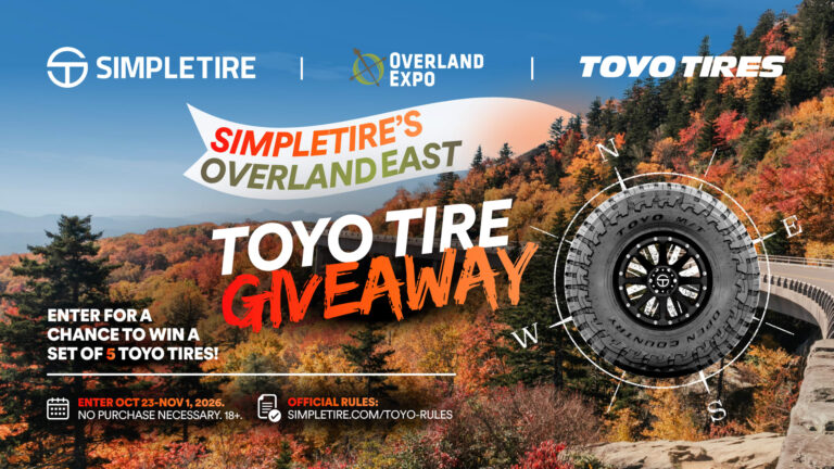 SimpleTire Giveaway: Win 5 Toyo Tires + Installation