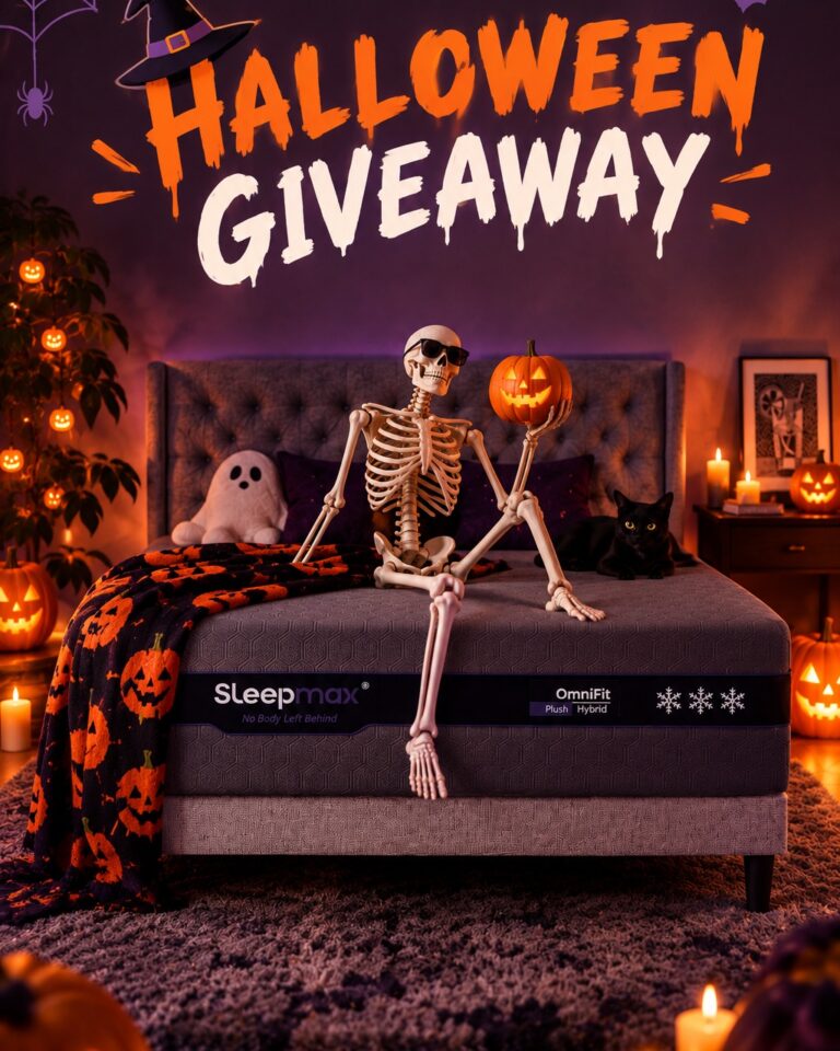 Sleepmax Halloween Giveaway: 2 Mattress Winners!