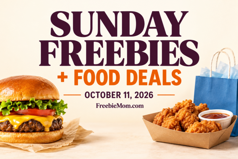 Free Events & Food Deals Today: Sunday, October 11, 2026