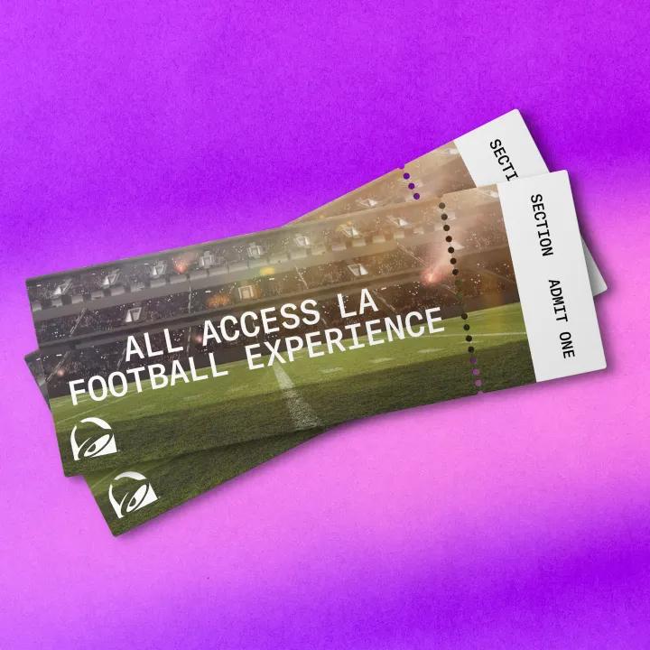 Taco Bell Bid on Luxe: Win a $5,100 LA Football Trip